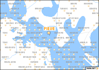 map of Fieve