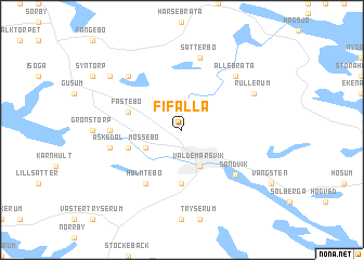 map of Fifalla
