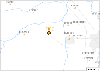 map of Fife