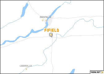 map of Fifield