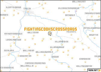 map of Fighting Cooks Cross Roads