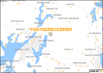 map of Fighting Rock Corner