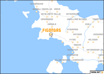 map of Figóndas