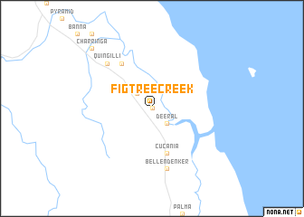 map of Figtree Creek