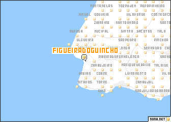 map of Figueira do Guincho