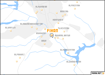 map of Fīḩān