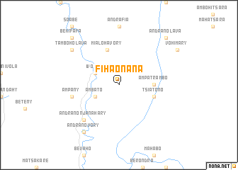 map of Fihaonana