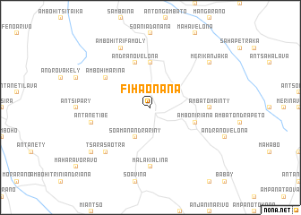 map of Fihaonana