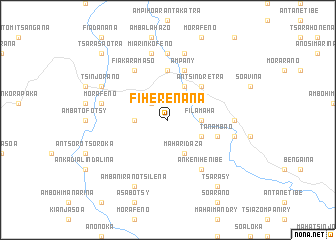 map of Fiherenana