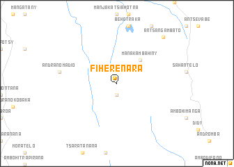 map of Fiherenara