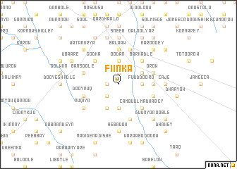 map of Fiinka