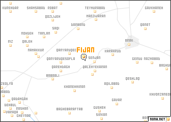 map of Fījān