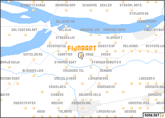 map of Fijnaart