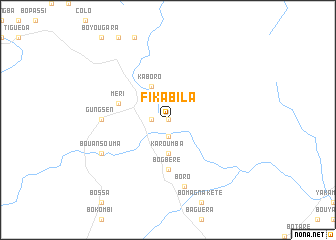 map of Fikabila