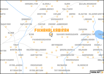 map of Fīkhah al Kabīrah