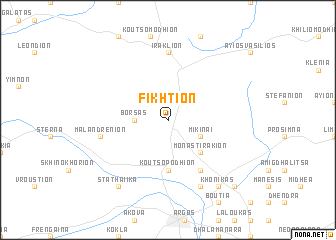 map of Fíkhtion