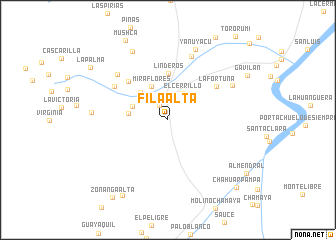 map of Fila Alta