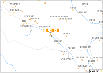 map of Fīlābād