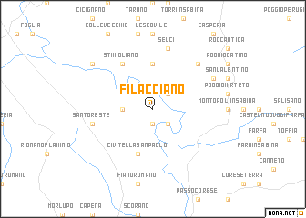 map of Filacciano