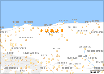 map of Filadelfia