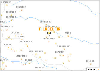 map of Filadelfia