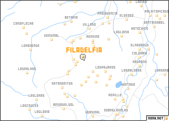 map of Filadelfia