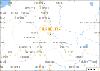 map of Filadelfia