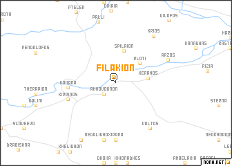 map of Filákion