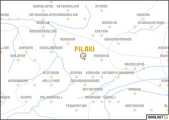 map of Filáki