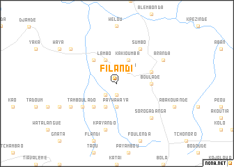 map of Filandi