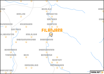 map of Filanjara
