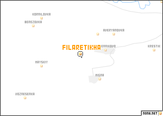map of Filaretikha