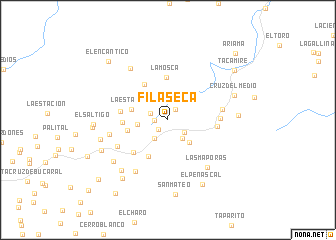 map of Fila Seca