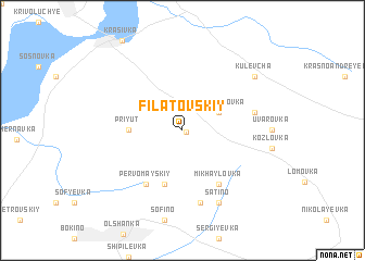 map of Filatovskiy