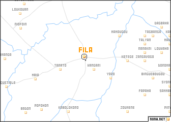 map of Fila