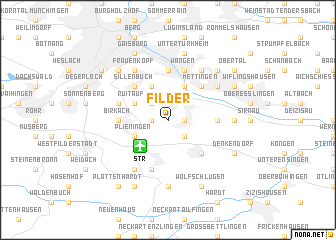 map of Filder