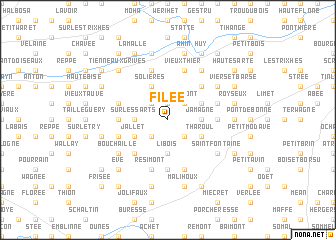 map of Filée