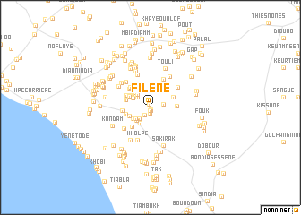 map of Filène