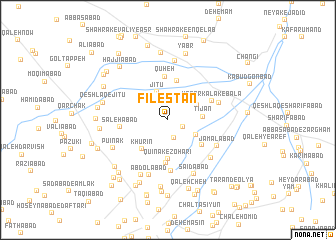 map of Fīlestān