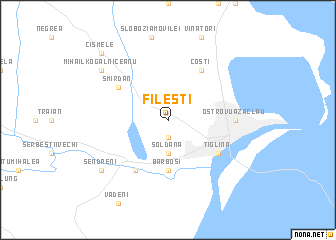 map of Fileşti