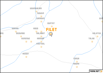 map of Filet