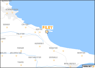 map of Filey