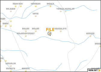 map of Filé