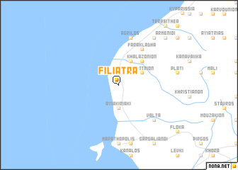 map of Filiatrá