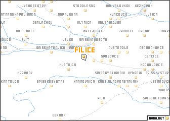 map of Filice