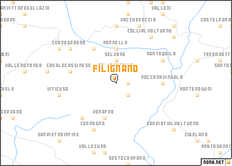 map of Filignano