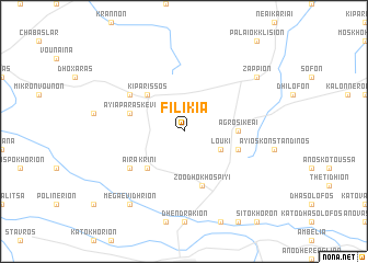 map of Filíkia