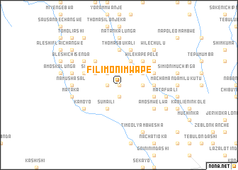 map of Filimoni Mwape
