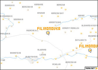 map of Filimonovka