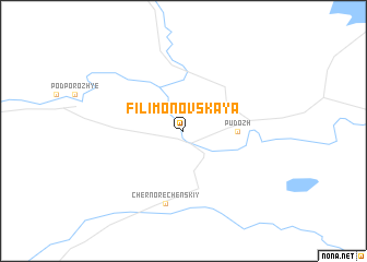 map of Filimonovskaya